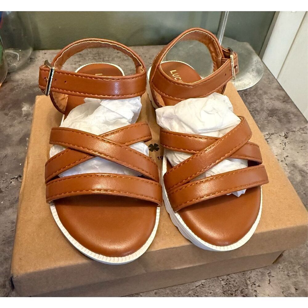 NIB Lucky Brand Toddler Girl Strappy Sandals
